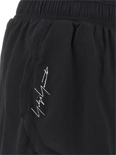 Y-3 Technical Polyamide Bermuda Shorts In Black