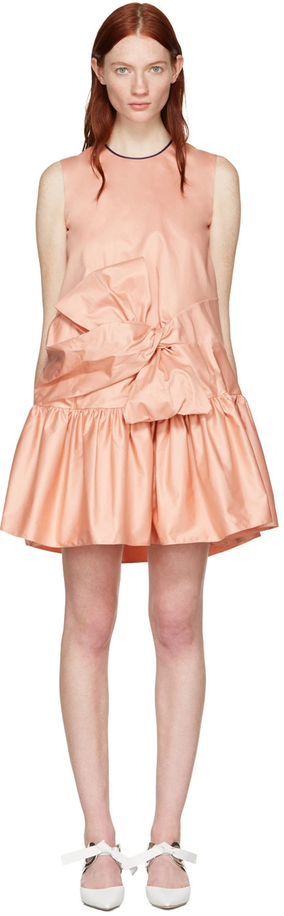 Roksanda Arana Stretch-cotton Dress In Pink | ModeSens
