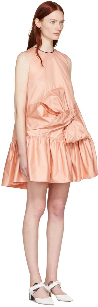 Roksanda Arana Stretch-cotton Dress In Pink | ModeSens