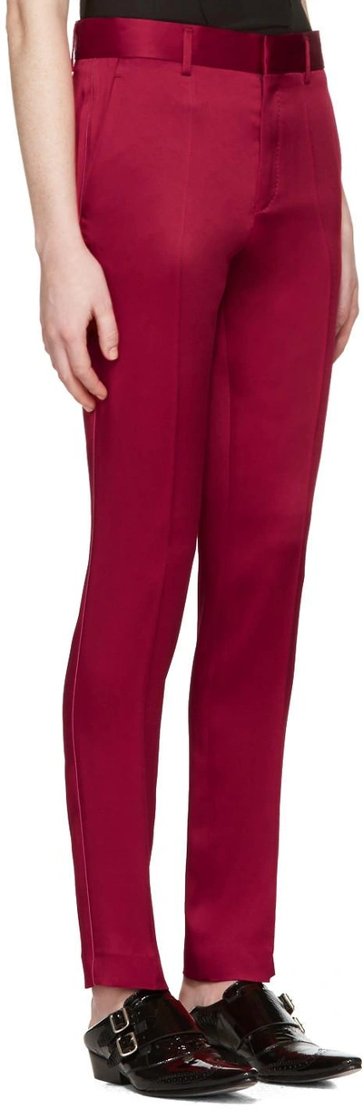 Shop Haider Ackermann Red Classic Trousers In 038 Red