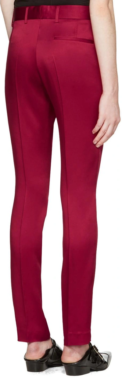 Shop Haider Ackermann Red Classic Trousers In 038 Red