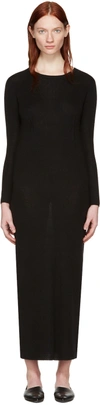 WENDELBORN Black Long Crew Dress