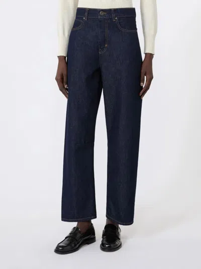 Weekend Max Mara Belt Loop Jeans In Blue