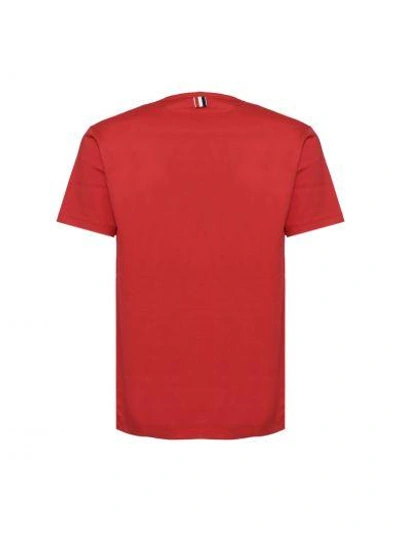 Shop Thom Browne Pocket T-shirt In Red