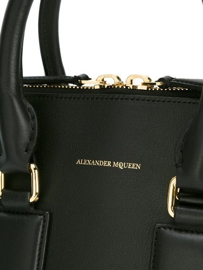 Shop Alexander Mcqueen Heroine Tote In Black