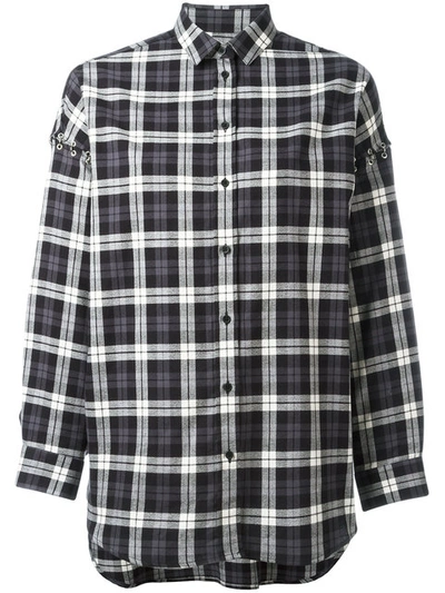 Iro Eyelet Detail Plaid Shirt