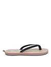 THOM BROWNE Thom Browne Leather Flip Flops,MFL014A00003415