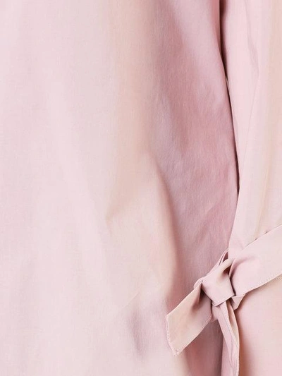 Shop Erika Cavallini Laced Cuffs Shirt In Pink