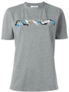 CARVEN sequin logo T-shirt,7033TS42411952585