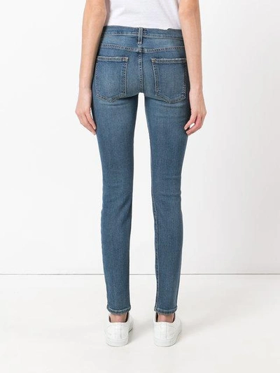 Shop Current Elliott Current/elliott Skinny Jeans - Blue