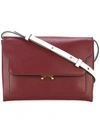 Marni Trunk Pochette Bag In Red