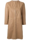 DROME cropped sleeve coat,DPD5116D68611955976