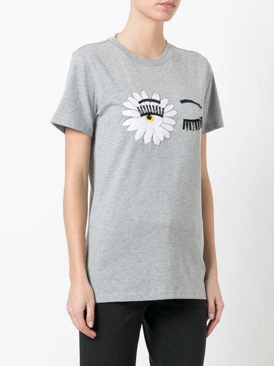 Shop Chiara Ferragni Eye Print T-shirt