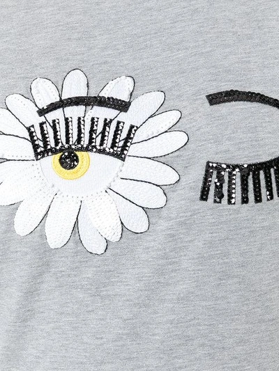 Shop Chiara Ferragni Eye Print T-shirt