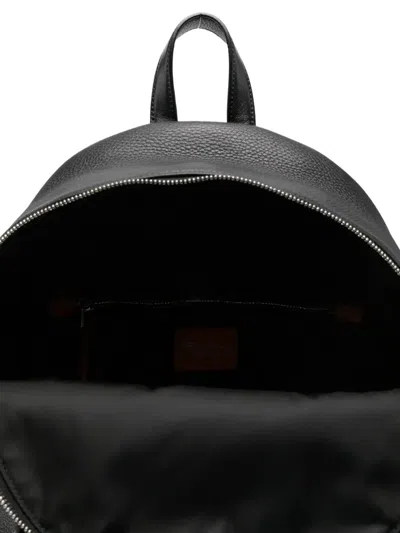 Santoni "new" Backpack In Black