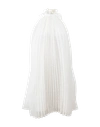 ADAM SELMAN Pleated Floral Trapeze Dress