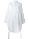CEDRIC CHARLIER curved hem blouse,V0227393111929073