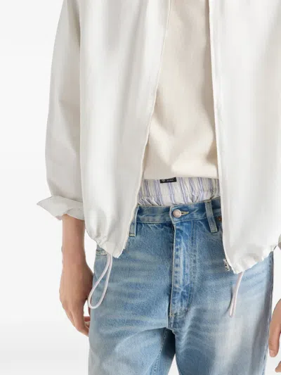 Prada Cotton Shirt In Gray