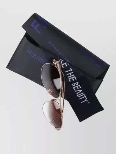 Facehide Sunglasses In Brown