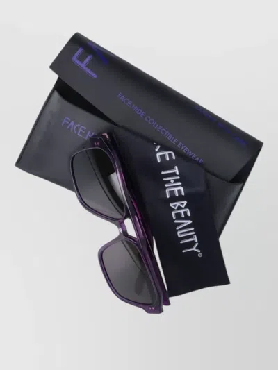 Facehide Acetate Sunglasses In Multi