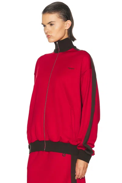 Coperni Oversized Track Jacket In Red