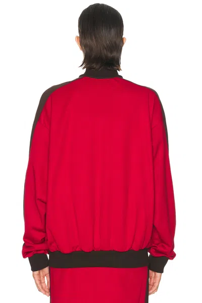 Coperni Oversized Track Jacket In Red