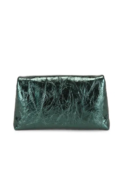 Dries Van Noten Small Envelope Chain Bag In Forest