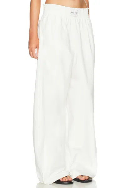 Givenchy Elasticated Band Trouser In Ivory