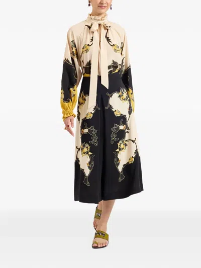 La Doublej Cerere Blouse In Multi
