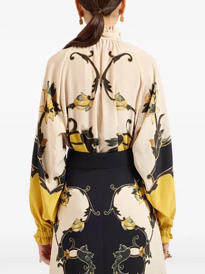 La Doublej Cerere Blouse In Multi