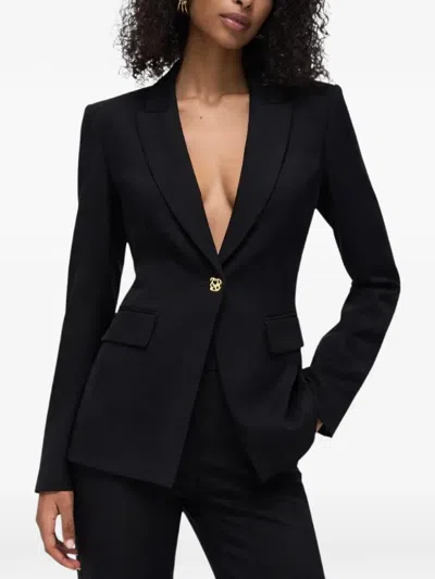 Liu •jo Slim-fit Single-breasted Blazer In Multi