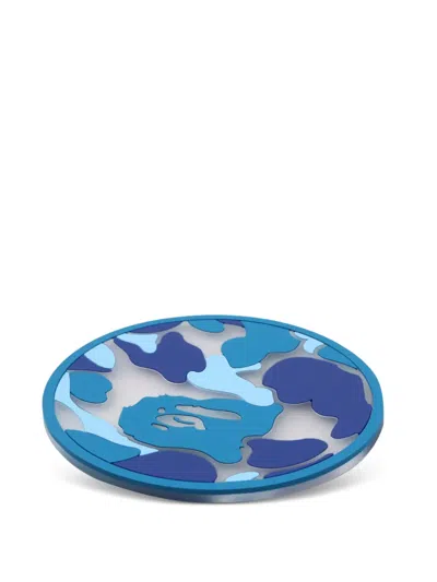 A Bathing Ape Abc Camo Coaster In Blue