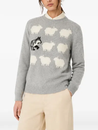 Weekend Max Mara Alpaca And Wool-blend Yarn Sweater In Multi
