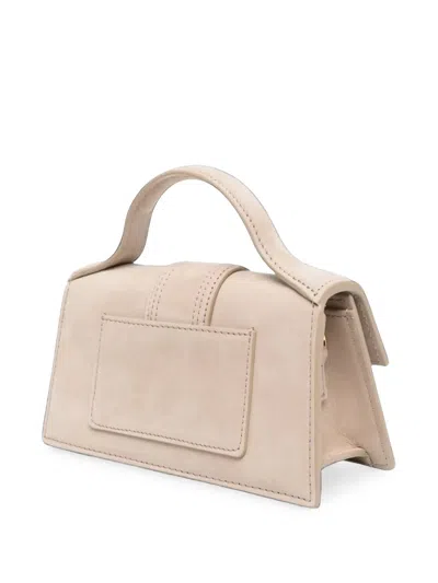 Jacquemus Mini Handbag With Padded Handle And Magnetic Closure In Neutral