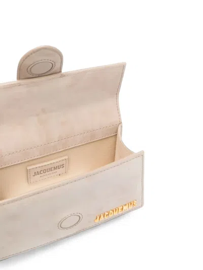 Jacquemus Mini Handbag With Padded Handle And Magnetic Closure In Neutral