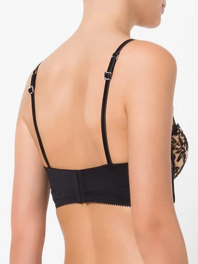 Shop La Perla Lace Contrast Bra