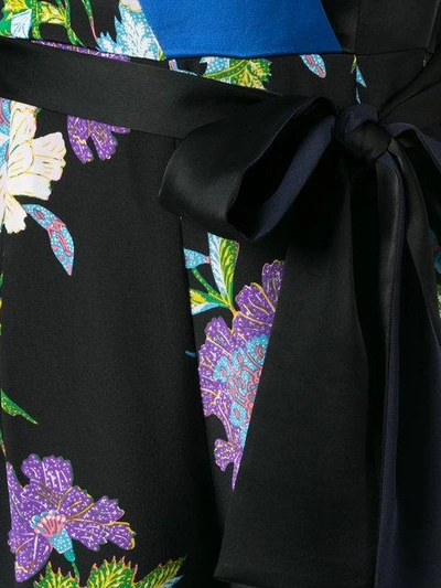 Shop Diane Von Furstenberg Floral Print Belted Jumpsuit