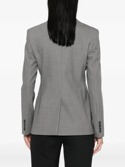 Max Mara Double-breasted Wool Jacket In Multi