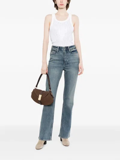 Rag & Bone The Peyton Bootcut Jeans In Blue