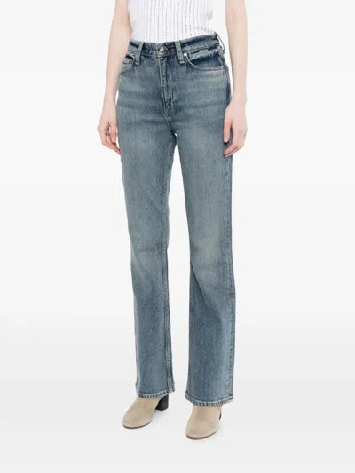 Rag & Bone The Peyton Bootcut Jeans In Blue