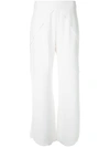 Goen J Slit Sides Cropped Trousers In White