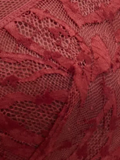 Eres Chœur Underwire Triangle Bra In Red