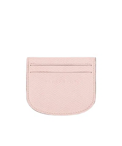 Longchamp Epure Leather Card Case In Black