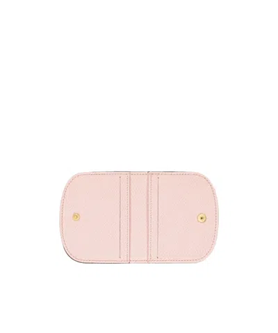 Longchamp Epure Leather Card Case In Black