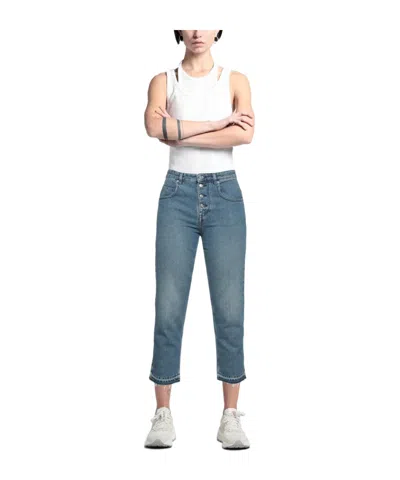 Isabel Marant Étoile Solid Straight-leg Pants In Blue