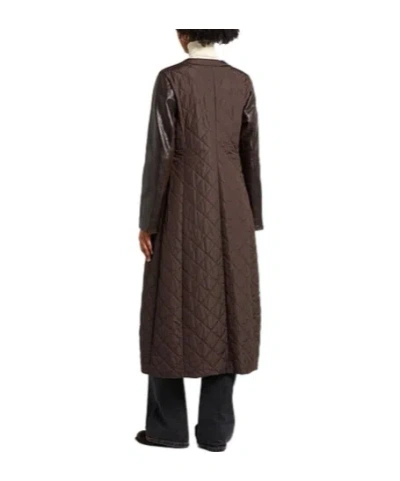 Max Mara Simple Single-breasted Overcoat In Multi