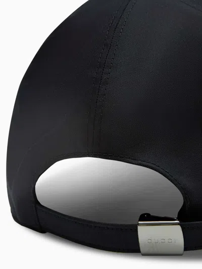 Gucci Adjustable Baseball Cap In Black