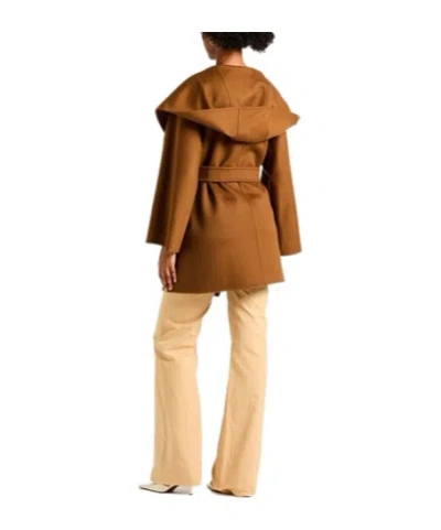 Max Mara Elegant Cashmere Coat In Multi