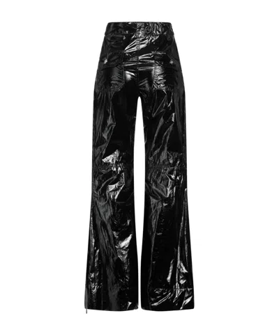 Dolce & Gabbana Solid-colored Flared Pants In Multi