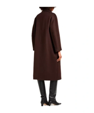 Max Mara Simple Double-breasted Overcoat In Multi